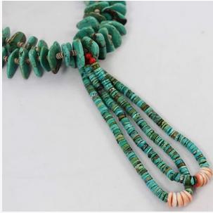 Turquoise & Spiny Oyster Earrings:  Sterling Silver, Navajoilver, navajo made Made