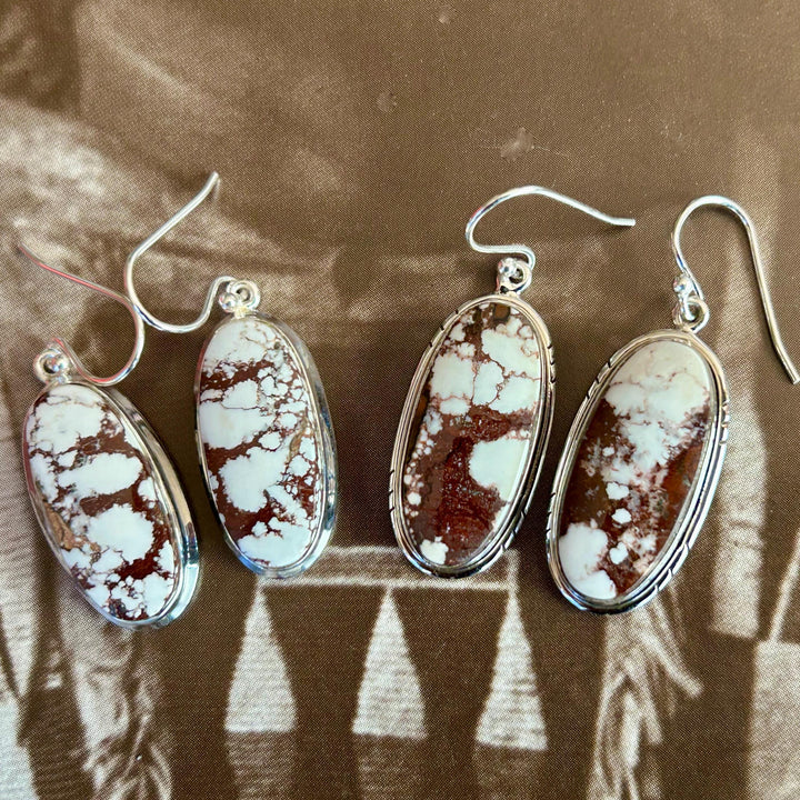 Wild Horse Sterling Silver Earrings: Southwestern Cowgirl Boho Jewelry