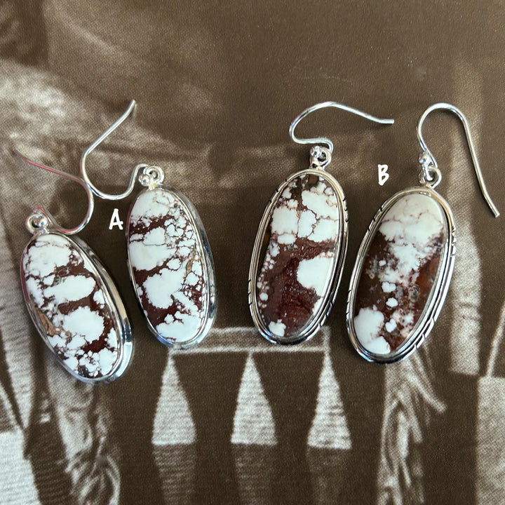 Wild Horse Sterling Silver Earrings: Southwestern Cowgirl Boho Jewelry