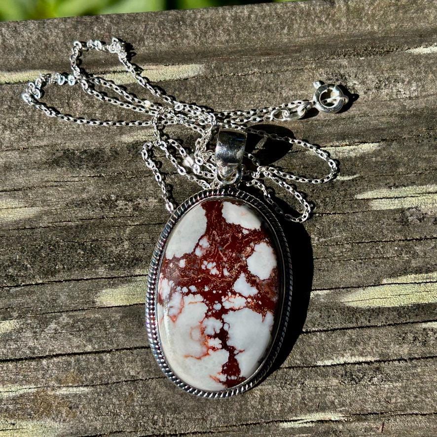 Wild Horse Sterling Silver Pendant Necklace: Southwestern Jewelry
