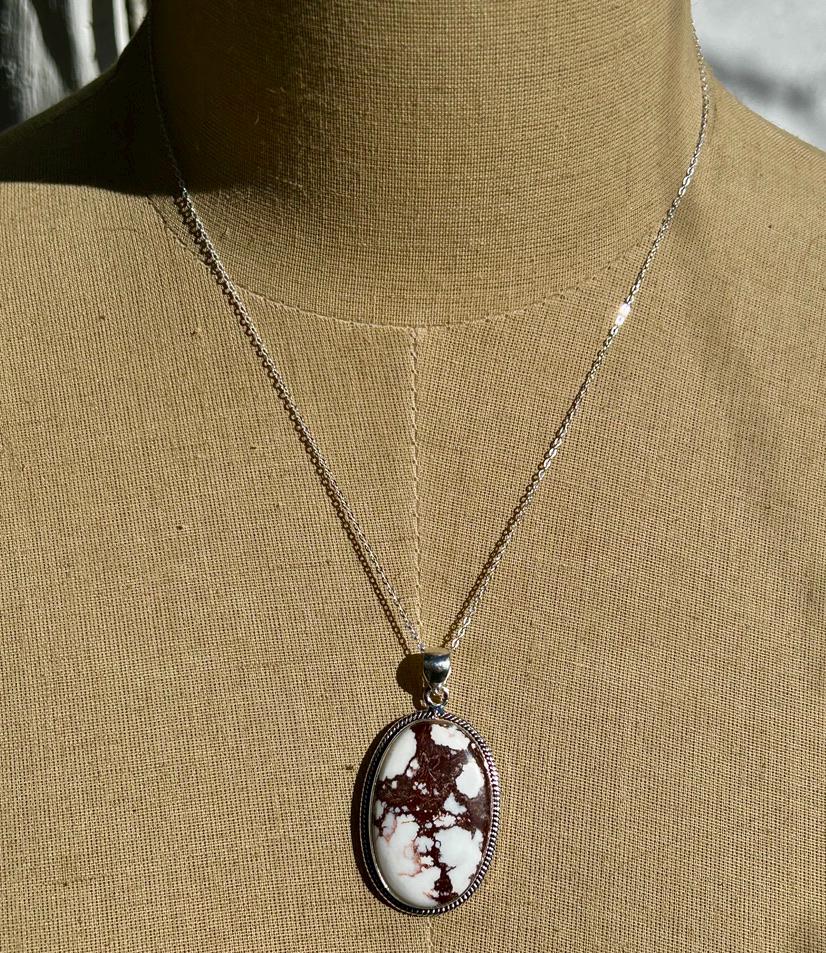 Wild Horse Sterling Silver Pendant Necklace: Southwestern Jewelry