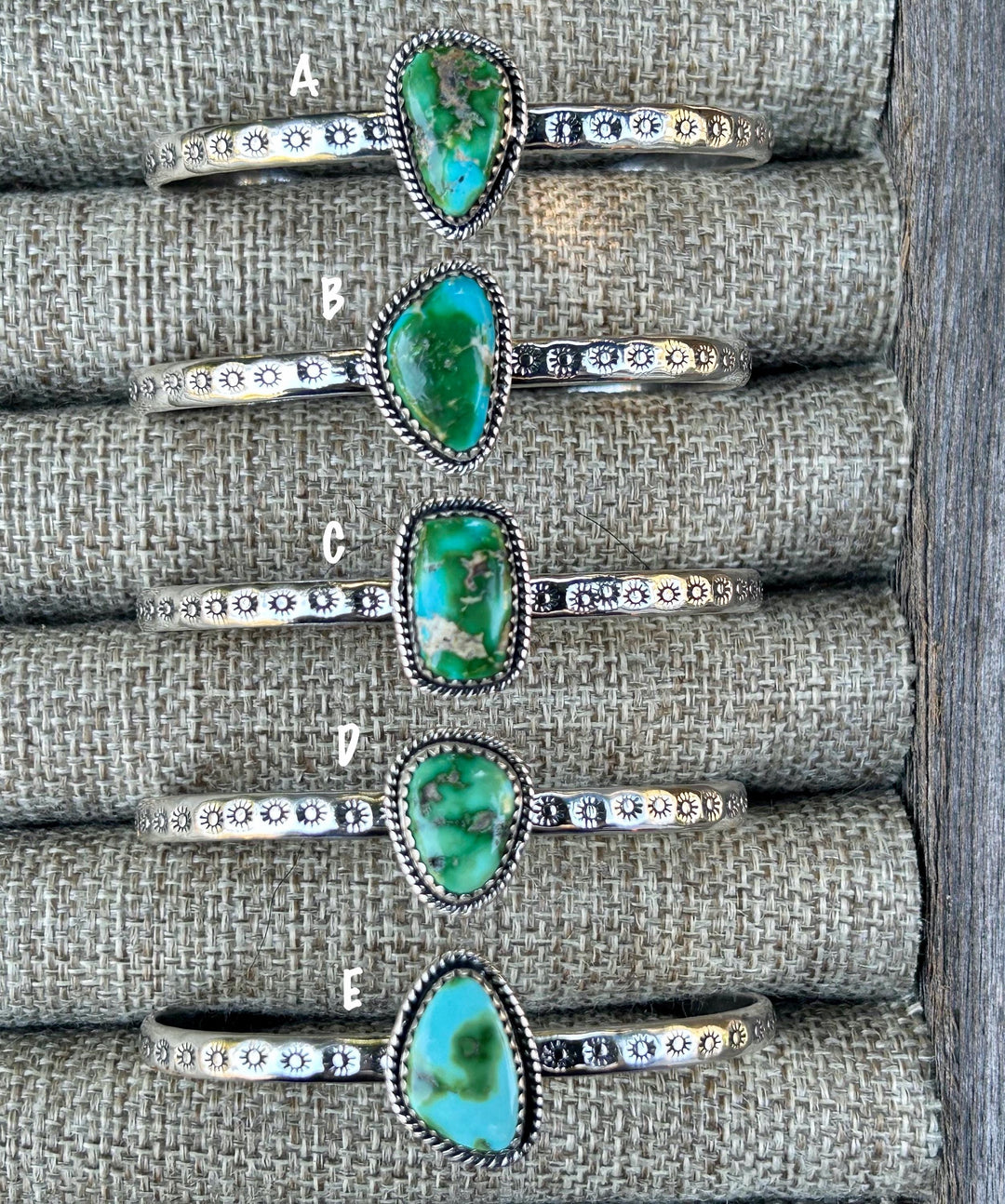 Sonoran Gold Turquoise Sterling Silver Cuff Bracelet: Southwestern Handmade Jewelry